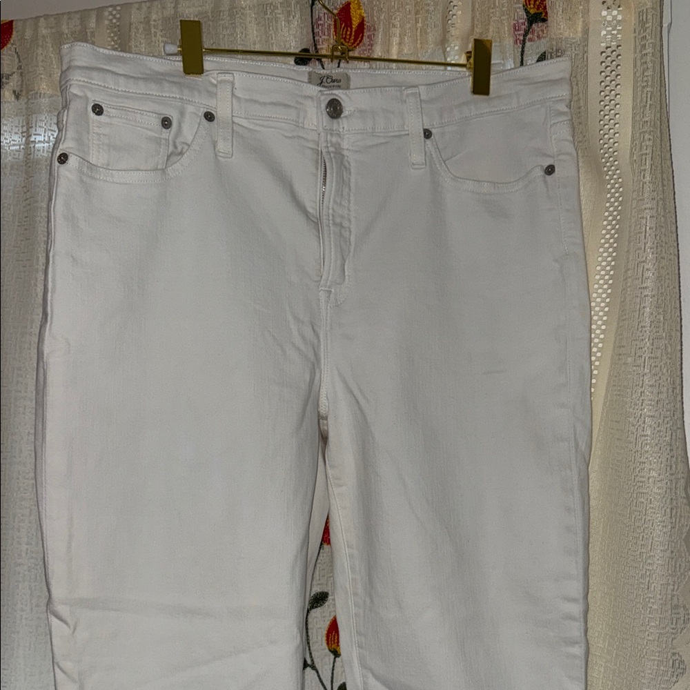 Women's J.crew 9” High Rise Toothpick Jeans Size 34